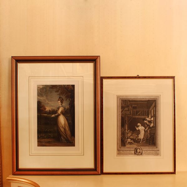 Coppia di stampe