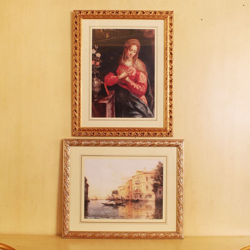 Coppia di stampe a colori  (XX sec.)  - Asta Stampe e acquerelli - San Luca Casa d'Aste