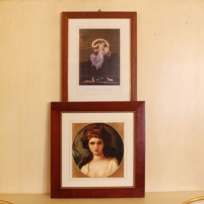 Coppia di Stampe a Colori