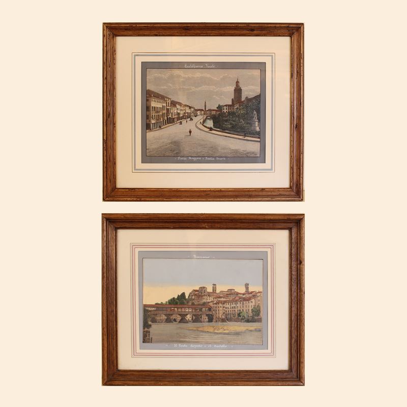 Coppia di stampe a colori  (XX sec.)  - Asta Stampe e acquerelli - San Luca Casa d'Aste