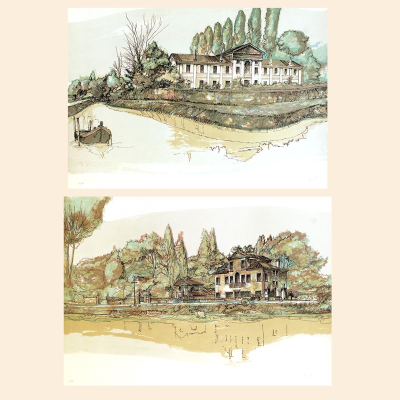 Francesco Lucianetti (2)  (Italia, 1944-2020)  - Asta Stampe e acquerelli - San Luca Casa d'Aste