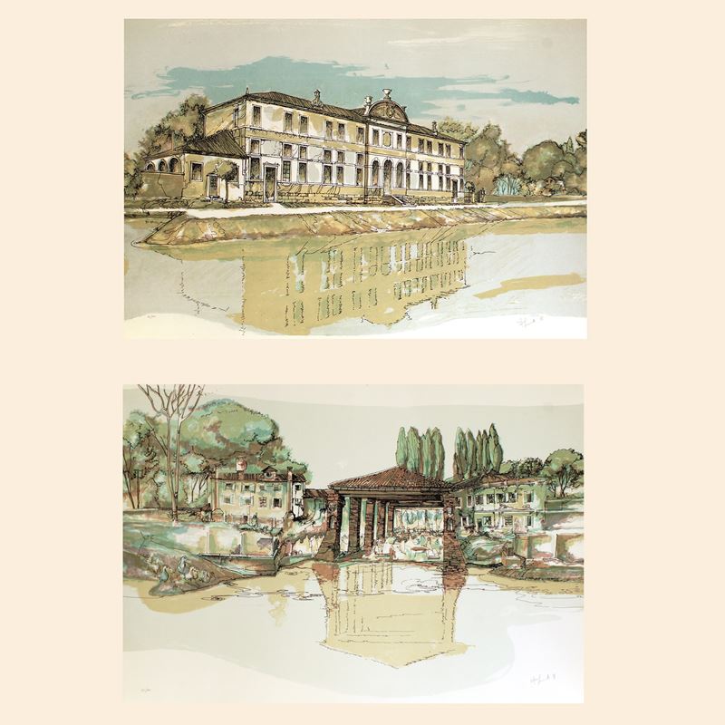 Francesco Lucianetti (2)  (Italia, 1944-2020)  - Asta Stampe e acquerelli - San Luca Casa d'Aste
