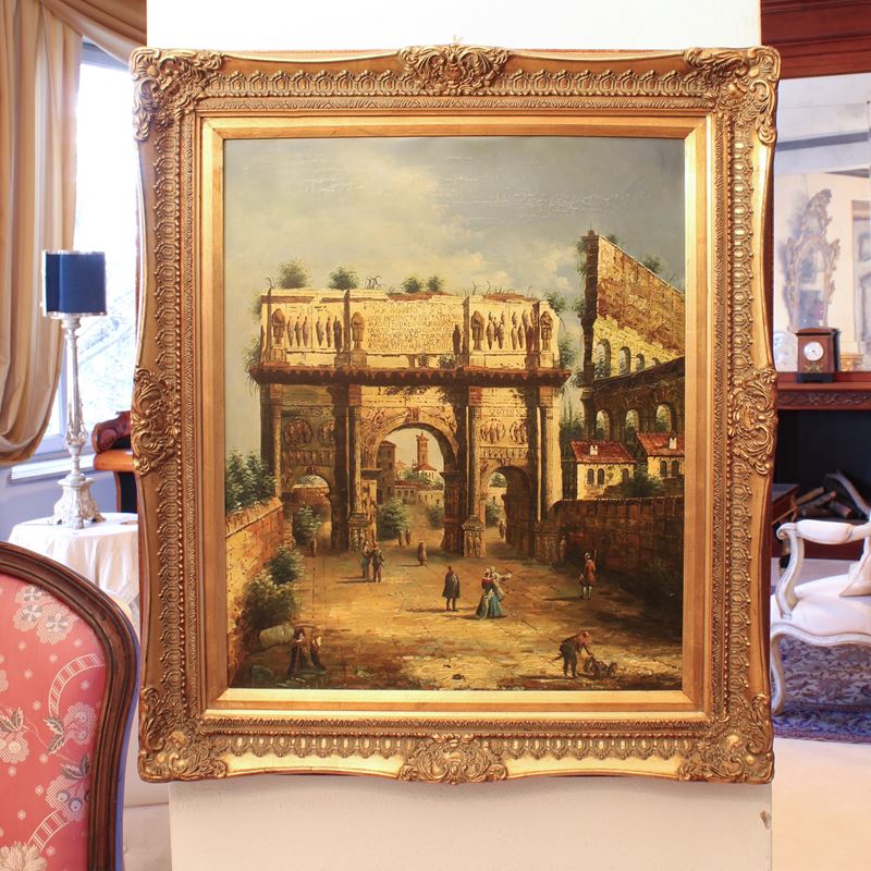 Pittore europeo  (XX sec.)  - Asta Gli Arredi di Villa "Le Marchesane" - San Luca Casa d'Aste