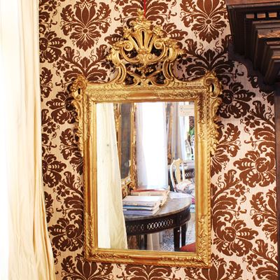 ♦ Specchiera in Legno Dorato