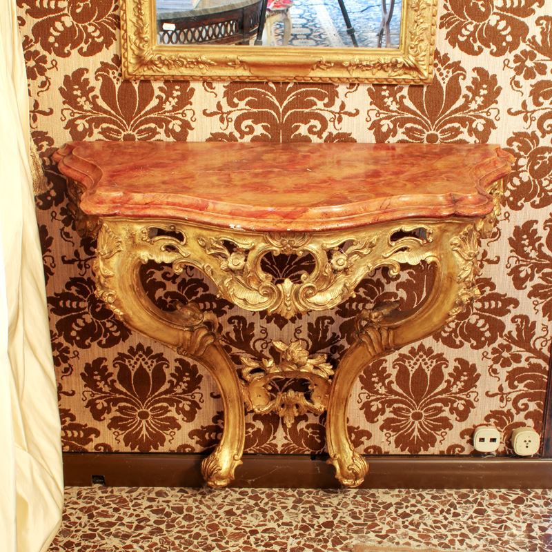Consolle da parete  (Italia, XX sec.)  - Asta Gli Arredi di Villa "Le Marchesane" - San Luca Casa d'Aste