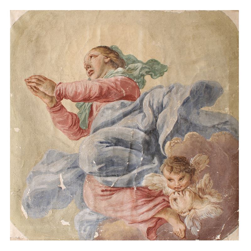 Pittore italiano  (XX sec.)  - Asta Gli Arredi di Villa "Le Marchesane" - San Luca Casa d'Aste