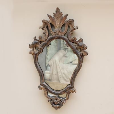Specchiera in Legno Intagliato