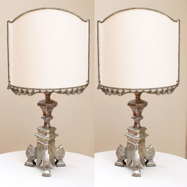 Coppia di lampade da tavolo