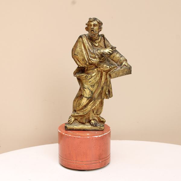 Scultura in bronzo dorato