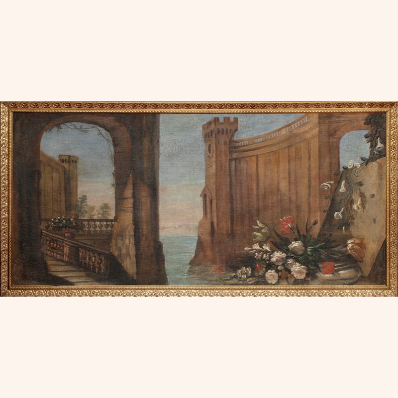 Pittore italiano  (XX sec.)  - Asta Gli Arredi di Villa "Le Marchesane" - San Luca Casa d'Aste