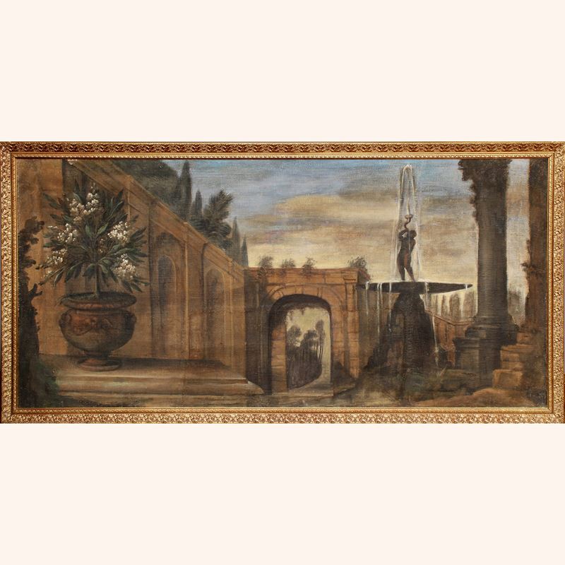 Pittore italiano  (XX sec.)  - Asta Gli Arredi di Villa "Le Marchesane" - San Luca Casa d'Aste