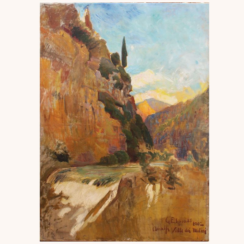 Gaetano Esposito  (XX sec.)  - Asta Gli Arredi di Villa "Le Marchesane" - San Luca Casa d'Aste