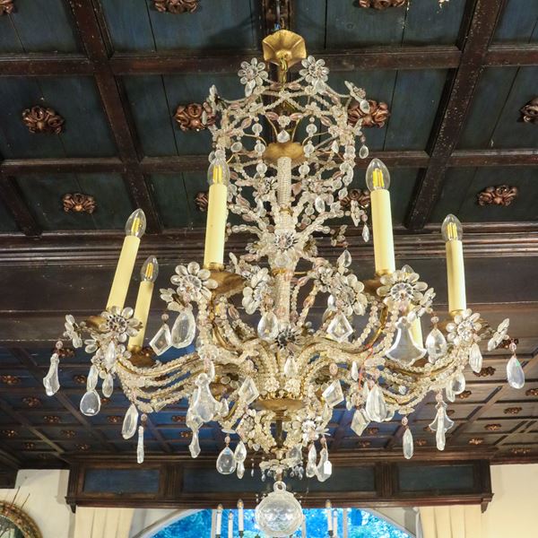 Lampadario a otto luci