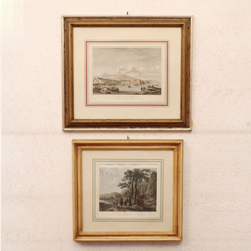 Due stampe a colori  (Italia, XX sec.)  - Asta Stampe e acquerelli - San Luca Casa d'Aste