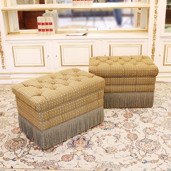 ♦ Coppia di pouf