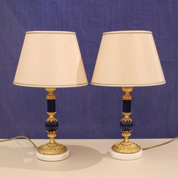 Coppia di lampade da tavolo