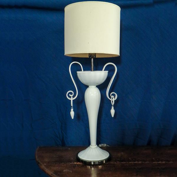 Lampada in vetro lattimo