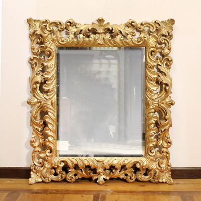 ♦ Specchiera in Legno Dorato