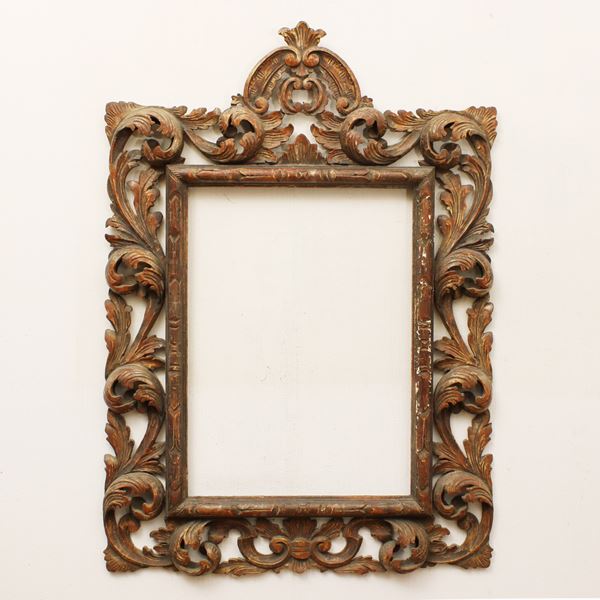 ♦ Specchiera in legno laccato