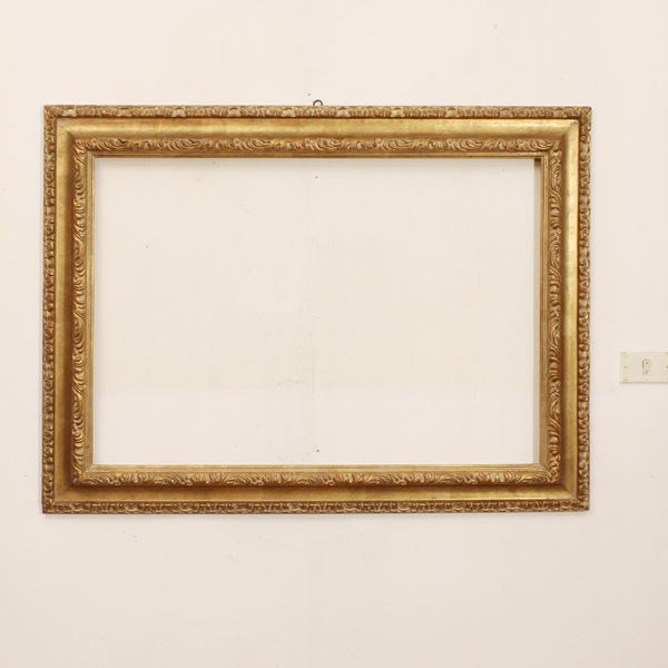 ♦ Specchiera in legno dorato