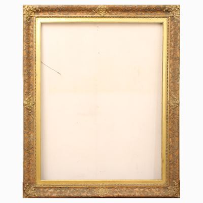 Grande Specchiera in Legno e Pastiglia