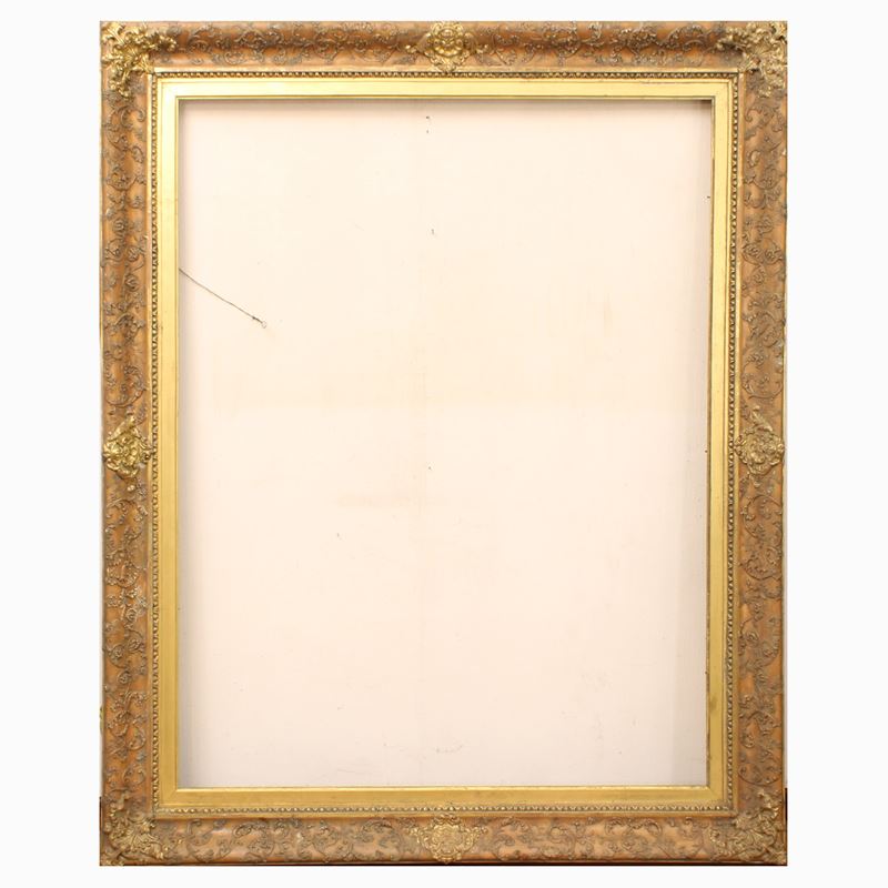 Grande specchiera in legno e pastiglia  (Italia, XX sec.)  - Asta Gli Arredi di Villa "Le Marchesane" - San Luca Casa d'Aste