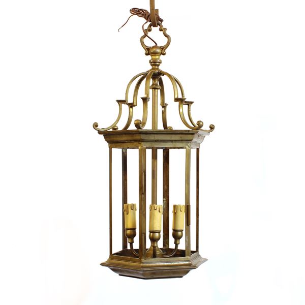 Lanterna in ottone