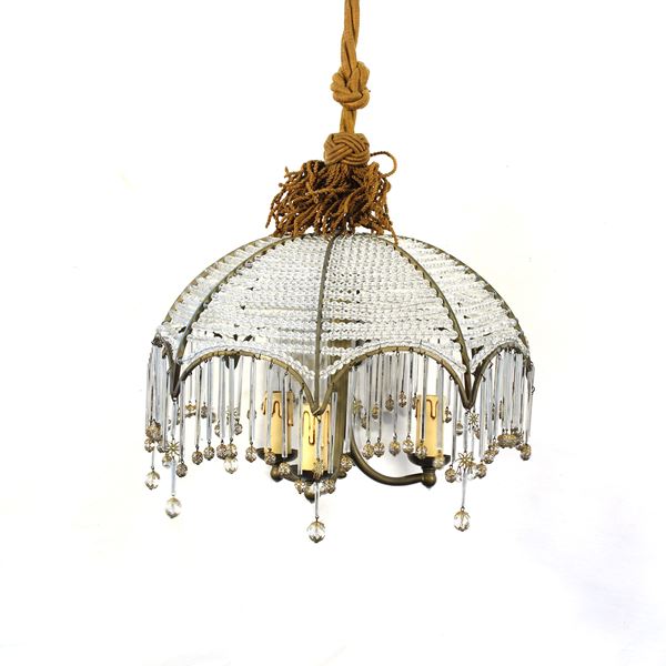 Lampadario a tre luci