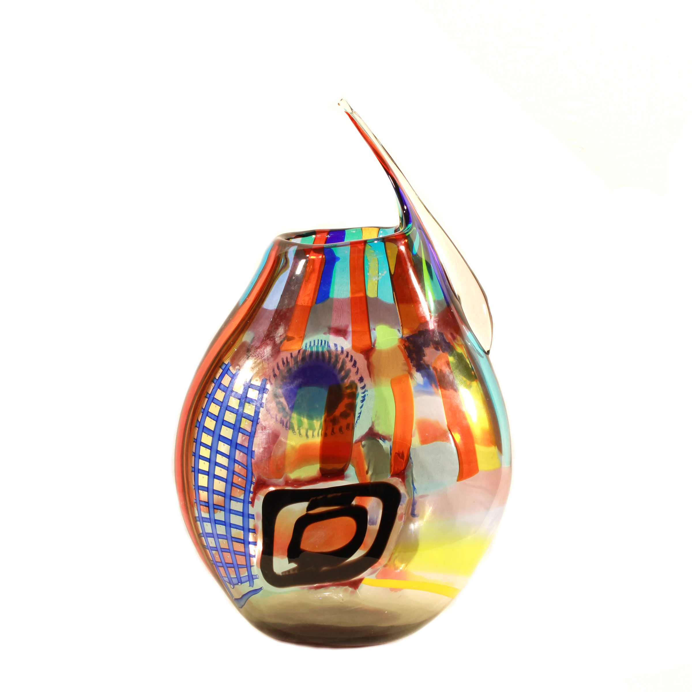 Vaso in Vetro Policromo
