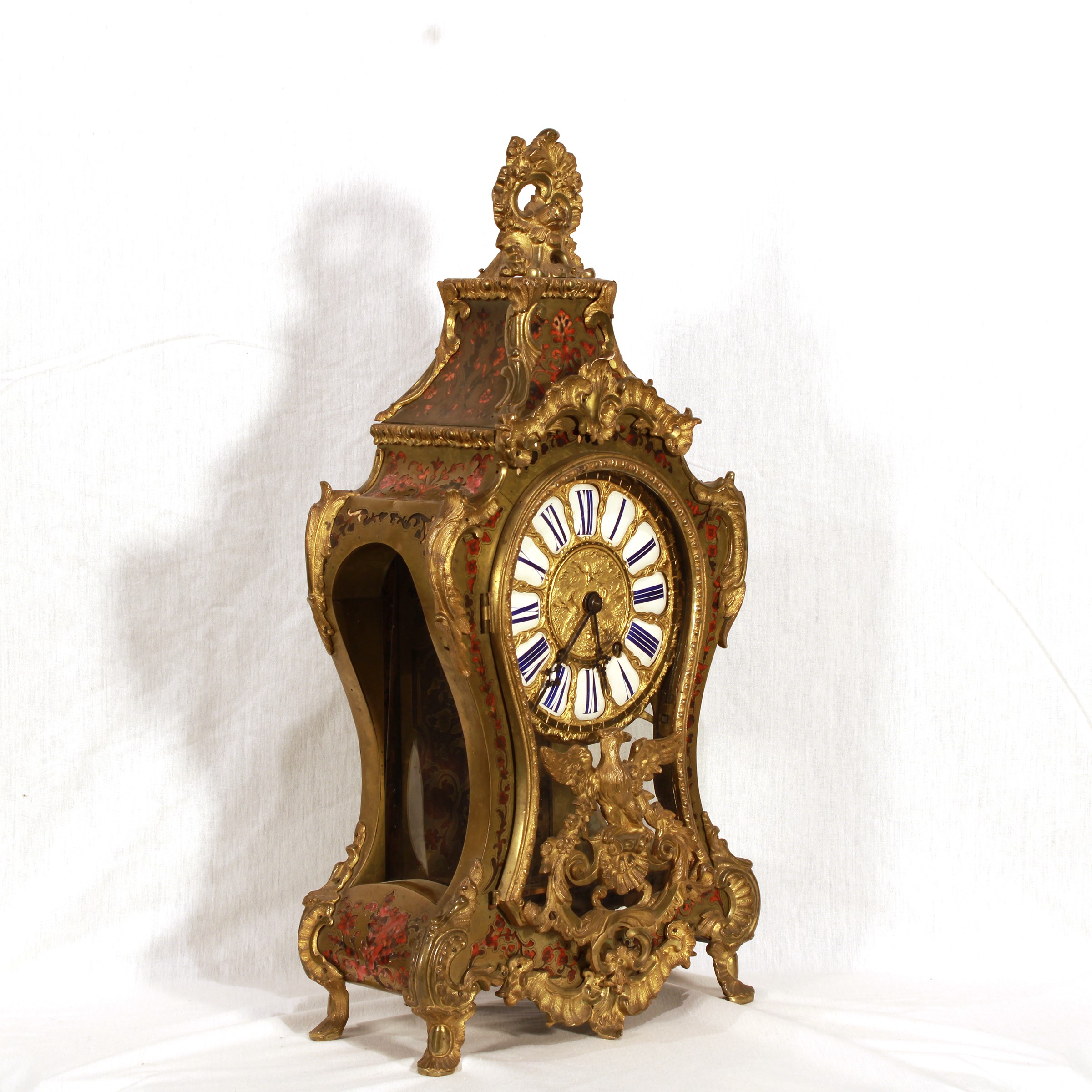 Pendola da Tavola in Stile Boulle