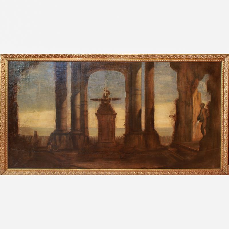 Pittore italiano  (XIX-XX sec.)  - Asta Gli Arredi di Villa "Le Marchesane" - San Luca Casa d'Aste