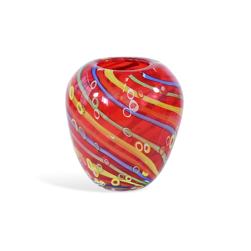 Manifattura italiana  (Murano, anni 80)  - Asta Il gusto del Novecento: design, vetri e arti decorative - San Luca Casa d'Aste