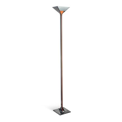 Afra e Tobia Scarpa, Lampada da terra modello Papillona, metallo laccato e vetro, Italia, anni '3...