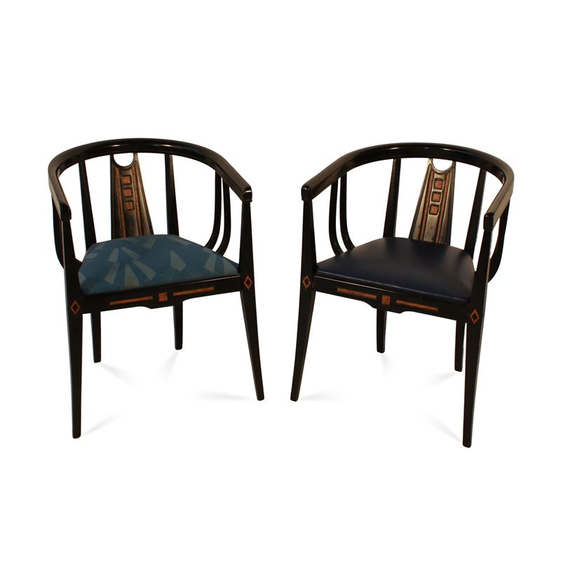 Manifattura italiana (2)  (Italia, anni 80)  - Asta Il gusto del Novecento: design, vetri e arti decorative - San Luca Casa d'Aste