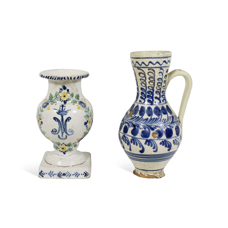 Gruppo di oggetti in ceramica (2)  (Italia, XIX-XX sec.)  - Asta ASTA A TEMPO Ceramiche e porcellane - San Luca Casa d'Aste