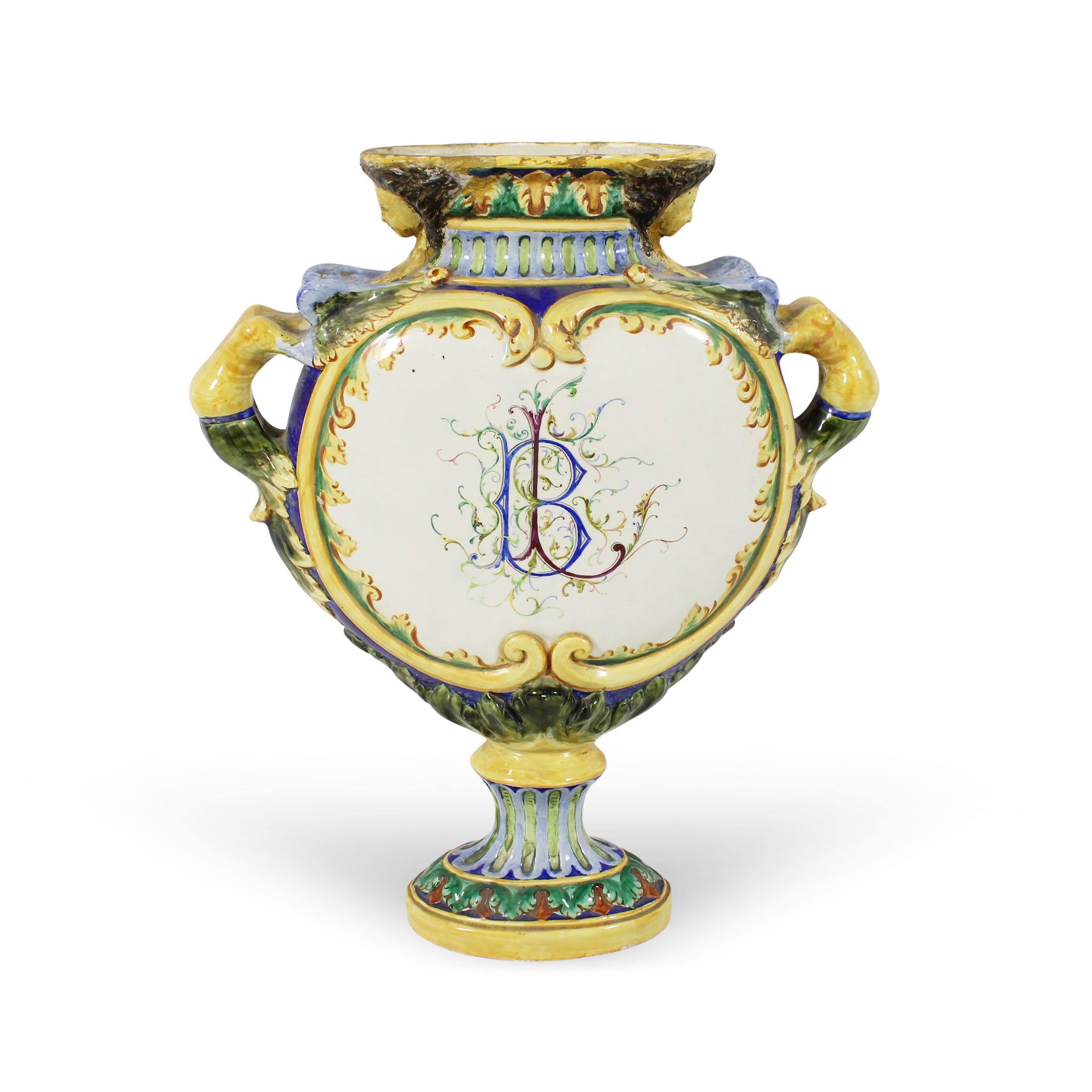 Vaso in ceramica smaltata