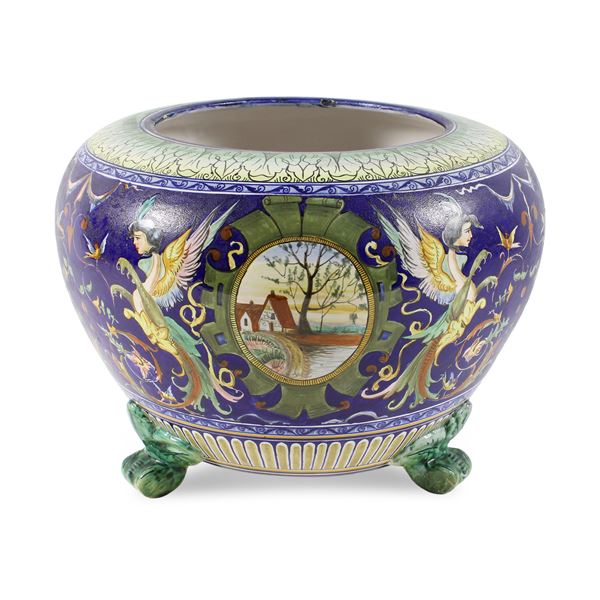 Vaso in ceramica smaltata