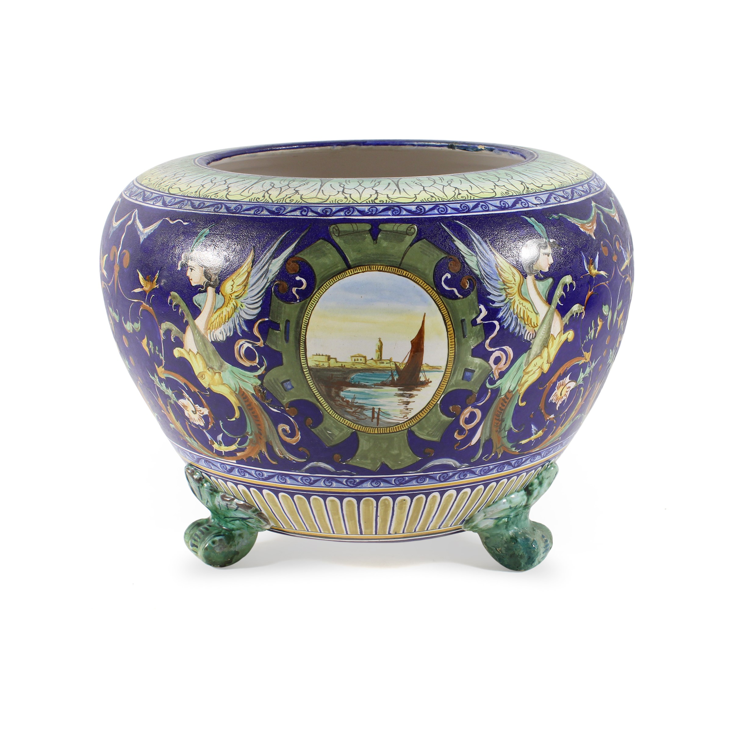 Vaso in ceramica smaltata