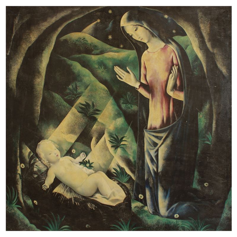 Rosario Pulvirenti, attribuito  ((Catania 1899 - Varese, 1966))  - Asta DA UNA COLLEZIONE MILANESE - San Luca Casa d'Aste