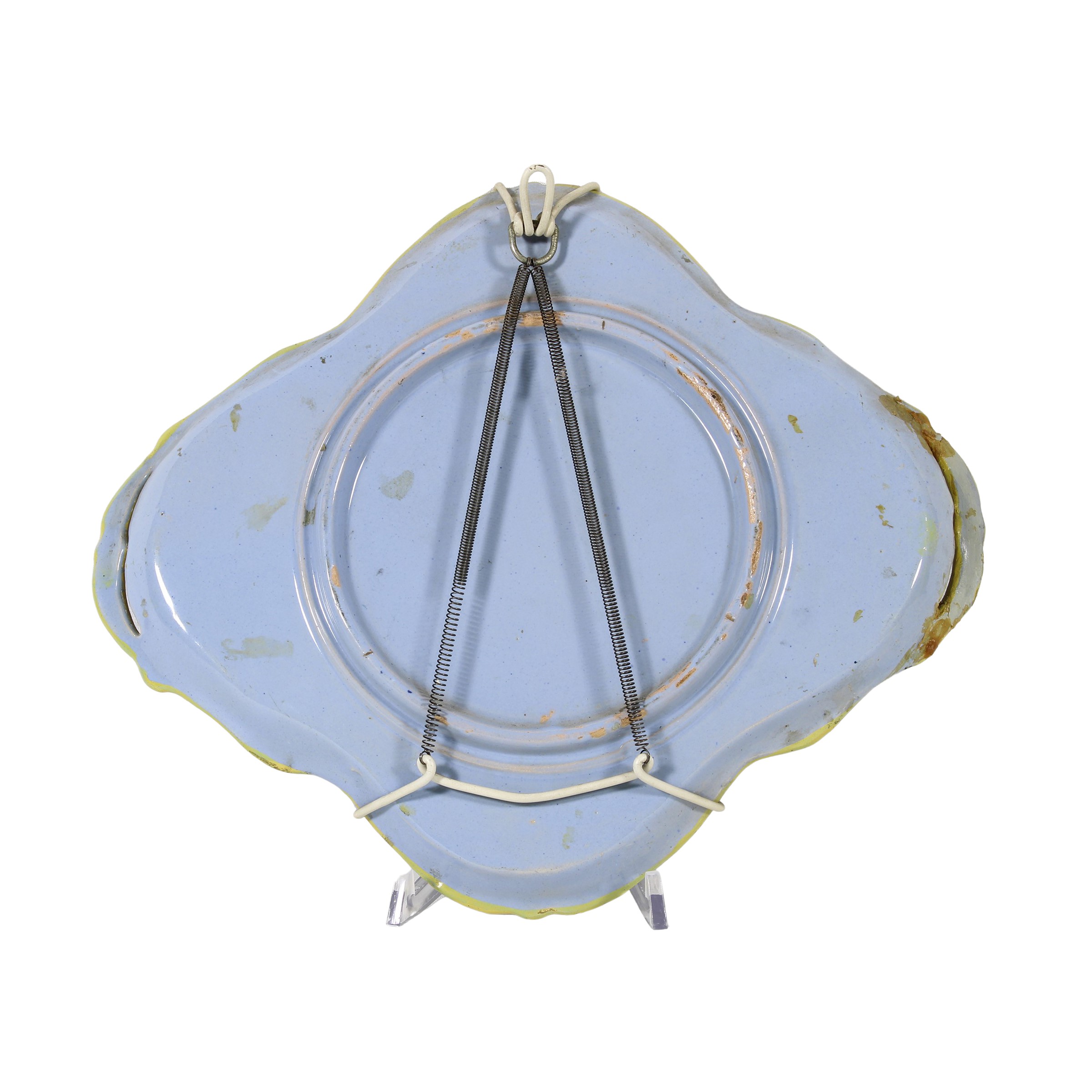 Piatto in ceramica smaltata