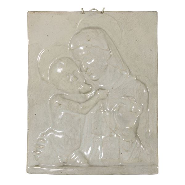 Placca in ceramica smaltata