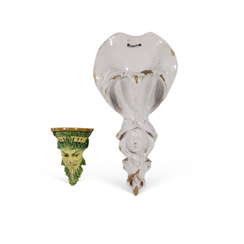 Due oggetti in ceramica  (Italia, XX Sec.)  - Asta ASTA A TEMPO Ceramiche e porcellane - San Luca Casa d'Aste