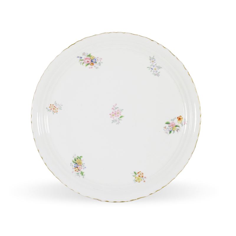 Piatto da portata in ceramica smaltata.  (Italia, XX Sec.)  - Asta ASTA A TEMPO Ceramiche e porcellane - San Luca Casa d'Aste