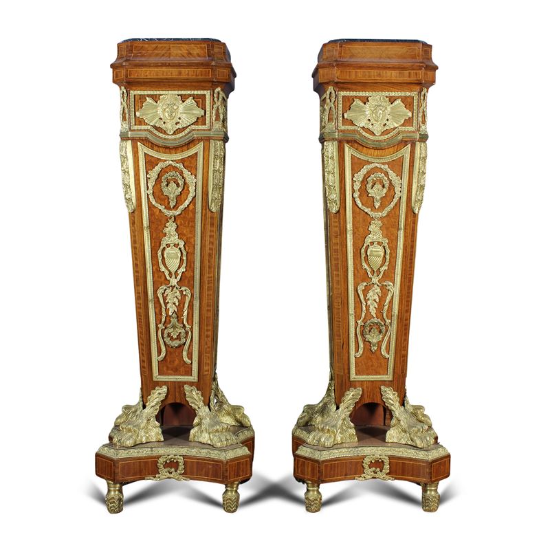 Coppia di basi in legno  (Francia, XX sec.)  - Asta Dimore Venete - San Luca Casa d'Aste