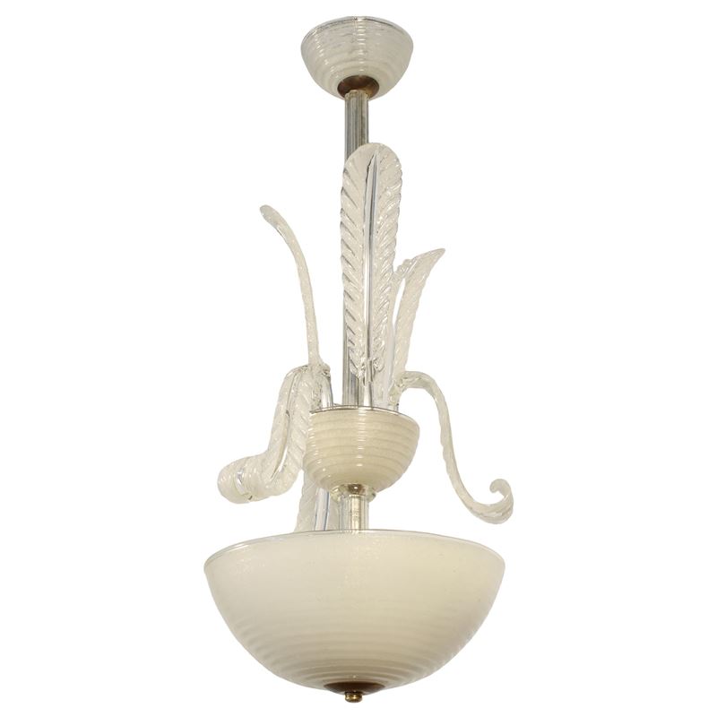 Manifattura italiana  (Murano, anni 30)  - Asta Il gusto del Novecento: design, vetri e arti decorative - San Luca Casa d'Aste