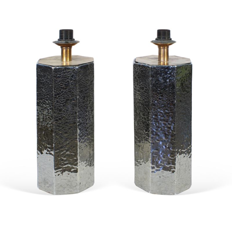 Manifattura italiana (2)  (Italia, anni 70)  - Asta Il gusto del Novecento: design, vetri e arti decorative - San Luca Casa d'Aste