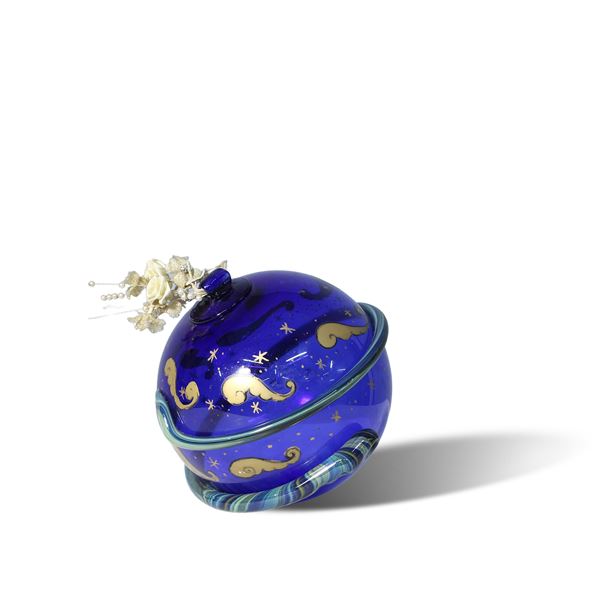Oggetto decorativo in vetro
