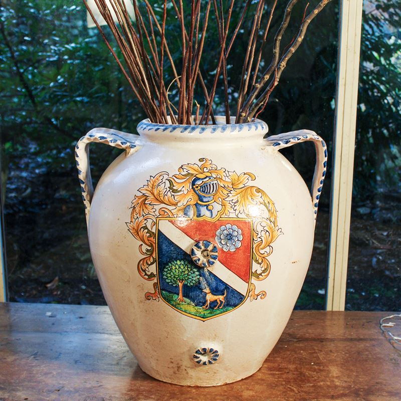 Orcio in terracotta  (Italia, XX sec.)  - Asta Gli Arredi di Villa "Le Marchesane" - San Luca Casa d'Aste