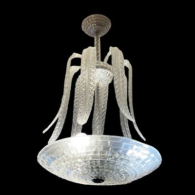 Barovier & Toso, Lampadario in vetro di Murano, anni '40