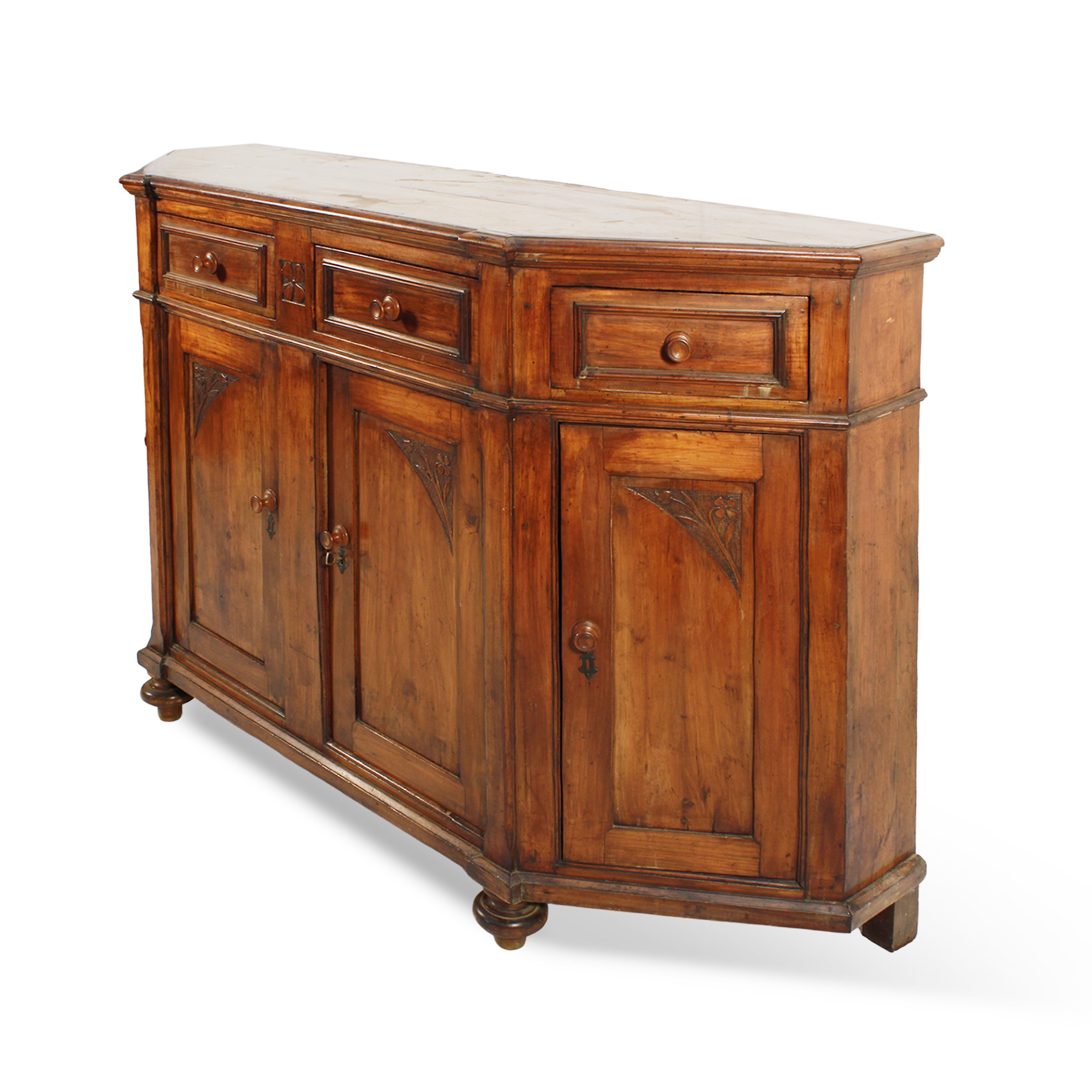 Credenza Scantonata in Ciliegio